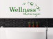 Wellness Lounge Wandtattoo in grn