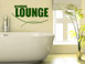 Stylisches Wandtattoo Premium Lounge im Badezimmer
