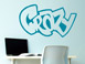 Cooles Wandtattoo in Graffiti-Optik fr das Jugendzimmer