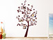 Foto Baum Wandtattoo mit Bilderrahmen im Flur