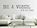 Englicher Wandtattoo Spruch a voice