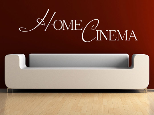 Wandtattoo Home Cinema