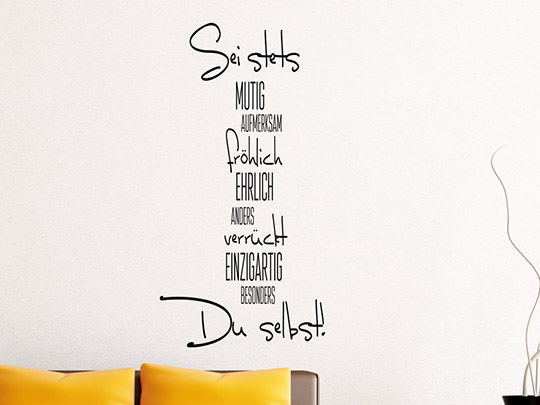 44+ Spruch sei du selbst ideas