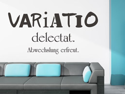 Wandtattoo Variatio Delectat